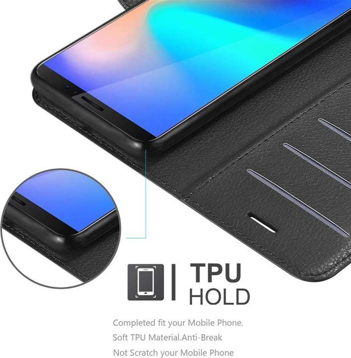 Actual product image Cadorabo Book with stand function cover (Samsung Galaxy J3 Pro)