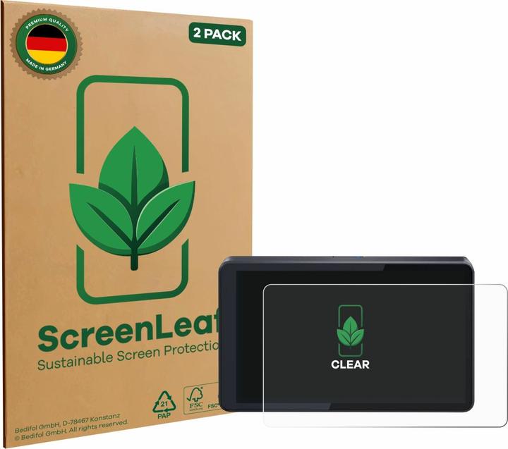 Image du produit ScreenLeaf Film de protection d'écran, Protection d'écran Écologique, Clear, Anti-Rayures
