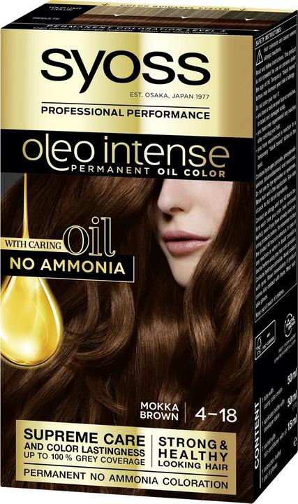 Produktbild Syoss OLIO INTENSE tinte sin amoniaco #4.18-chocolate 5 pz (4-1)