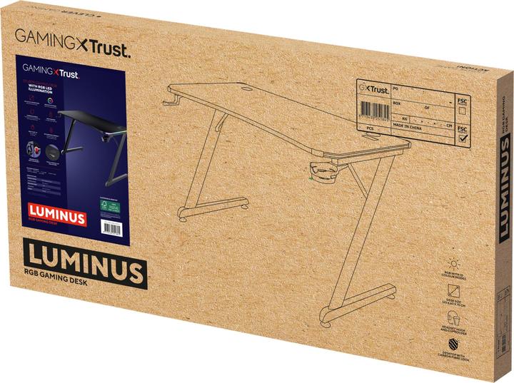 Immagine prodotto Trust GXT 709 Luminus Scrivania Gaming LED