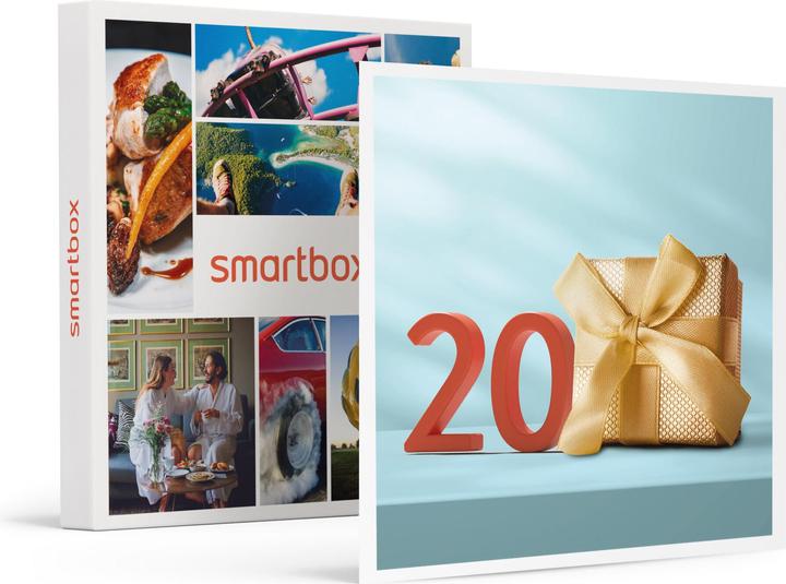 Immagine prodotto Smartbox Un compleanno speciale, 20 anni! Soggiorni in Europa, cena gourmet o benessere per 2 persone (2 pers.)