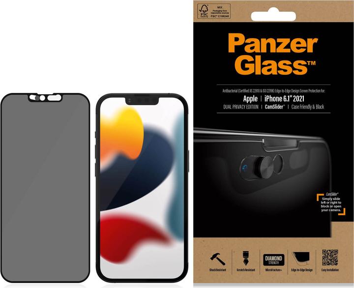 Immagine prodotto PanzerGlass CamSlider Privacy (1 Pezzo/i, Apple iPhone 13)