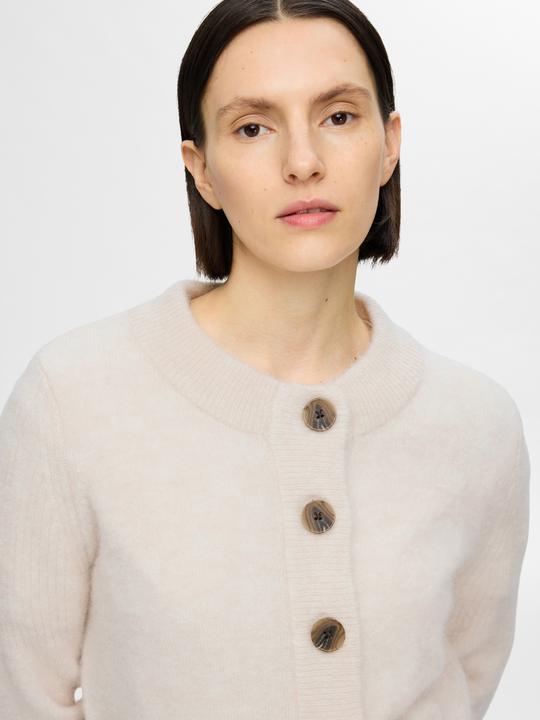 Actual product image Selected Femme Slfsia Ras Ls Knit Cardigan Noos (S)