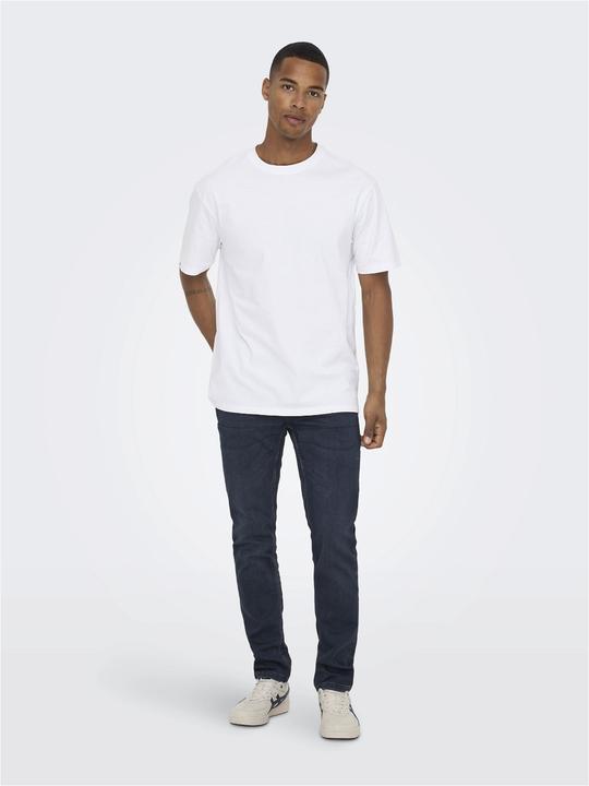 Actual product image Only & Sons ONSLoom Dark Blue Sweat Slim Fit Jeans (36)