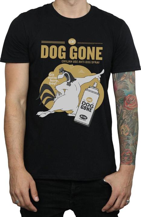 Actual product image Looney Tunes Mens Dog Gone Foghorn Leghorn Cotton T-Shirt (XL)