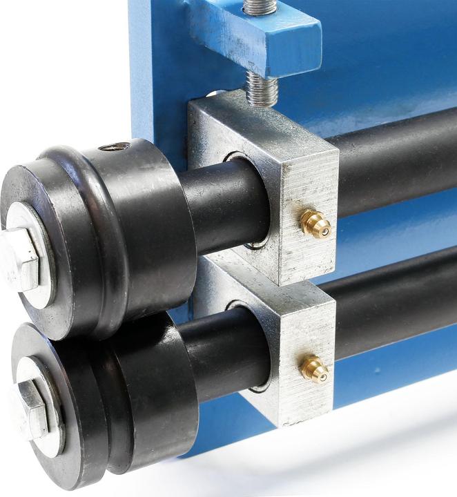 Actual product image Wiltec Beading Machine with Foot, Corrugation of Metal Sheets with various Treads (1.80 mm)