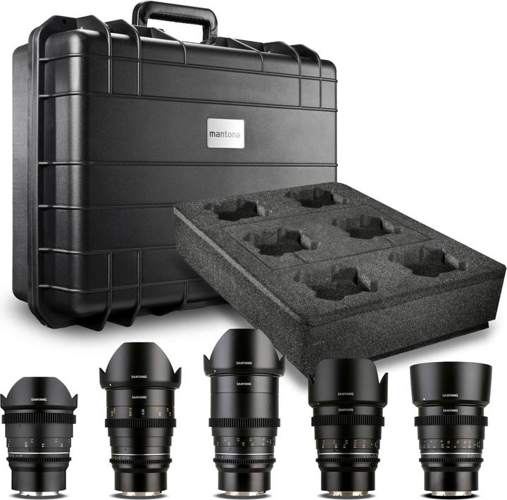 Image du produit Samyang MF 14/24/35/50/85 MK2 Mallette VDSLR Sony E