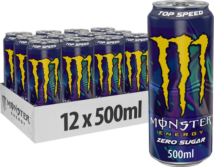 Monster Energy Top Speed Zero (12 x 50 cl)