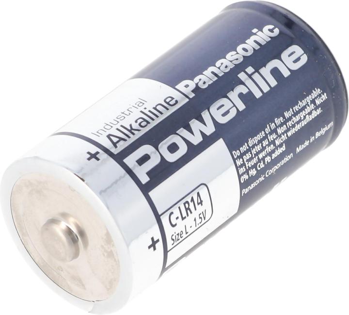 Actual product image Panasonic Powerline LR14 C Baby Battery 4 Foil, up to 7 years shelf life (4 pcs., R14)