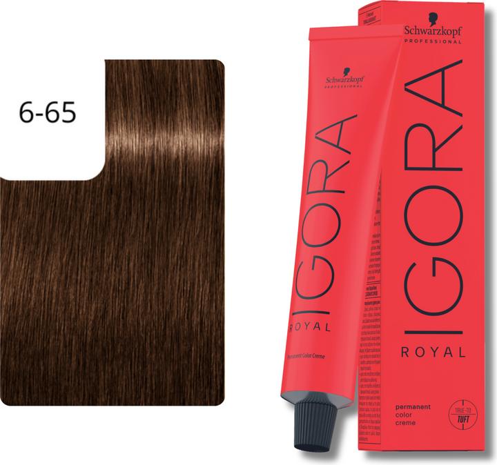 Produktbild Schwarzkopf Professional Igora Royal (6-65 Dunkelblond Schoko Gold)