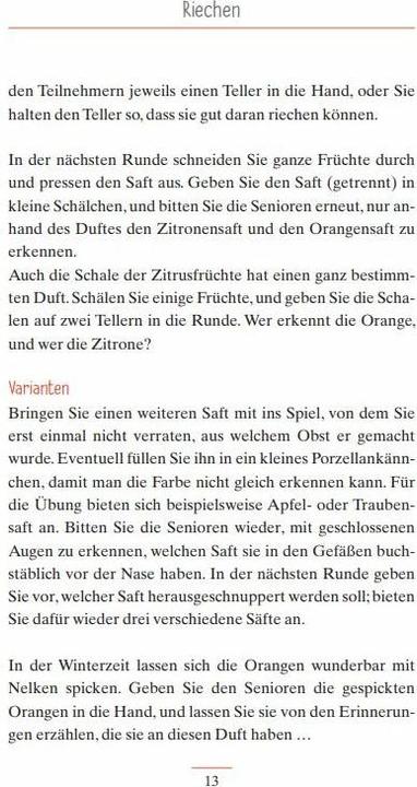 Immagine prodotto Wahrnehmungsspiele für alle Sinne (Tedesco, Natali Mallek, Annika Schneider, 2019)