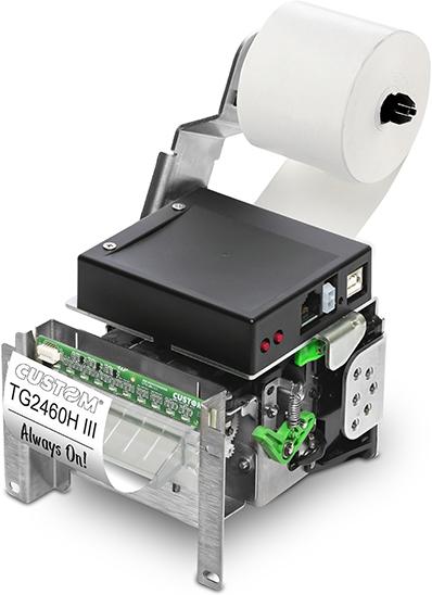 Custom TG2460HIII 203 x 203 DPI Verkabelt Direkt Wärme POS-Drucker (USB, RS-232)