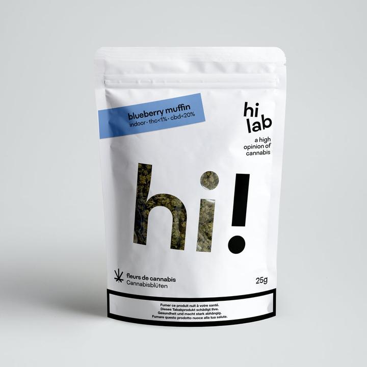 Actual product image Hi Lab Blueberry Muffin (100 g, Indoor)