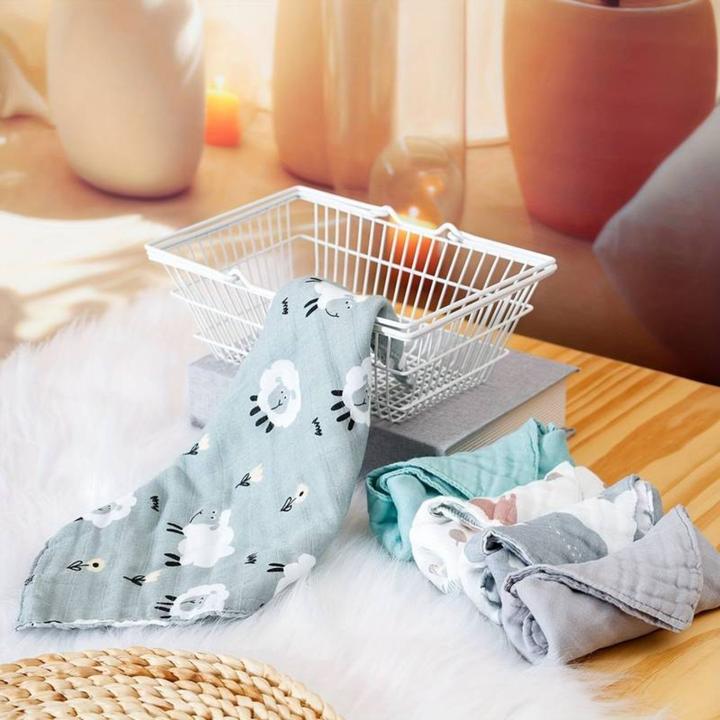 Actual product image Milkii Flannel set made of two-ply muslin cotton, grey