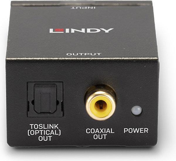 Actual product image Lindy Phono to Toslink (Optical) & Coaxial ADC (Analog -> Digital)