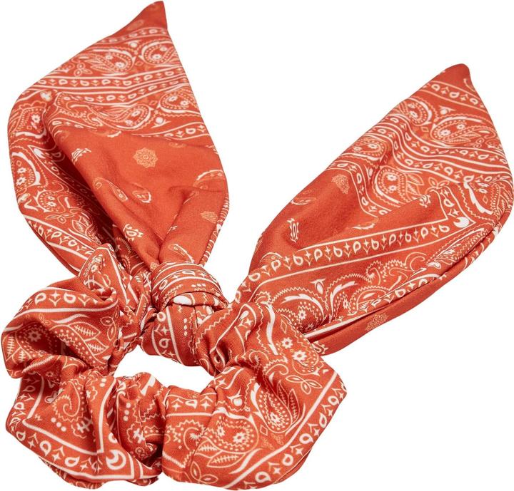 Actual product image Urban Classics Bandana Print Scrunchies With XXL Bow 2-Pack - 17118