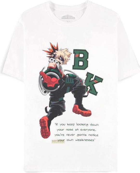 Produktbild Difuzed MY HERO ACADEMIA - Bakugo Quote - T-shirt Homme (S) (S)