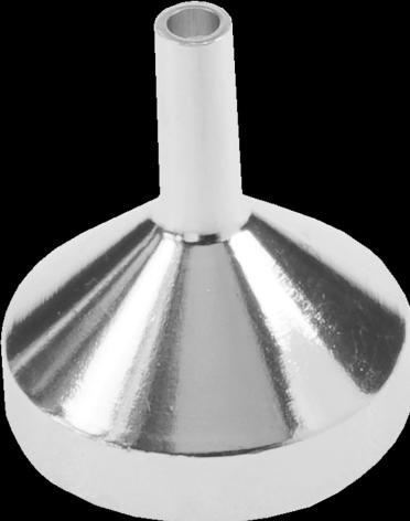 Image du produit Entonnoir à parfum, aluminium, couleur chrome, Ø 2,5 cm, hauteur : 3 cm