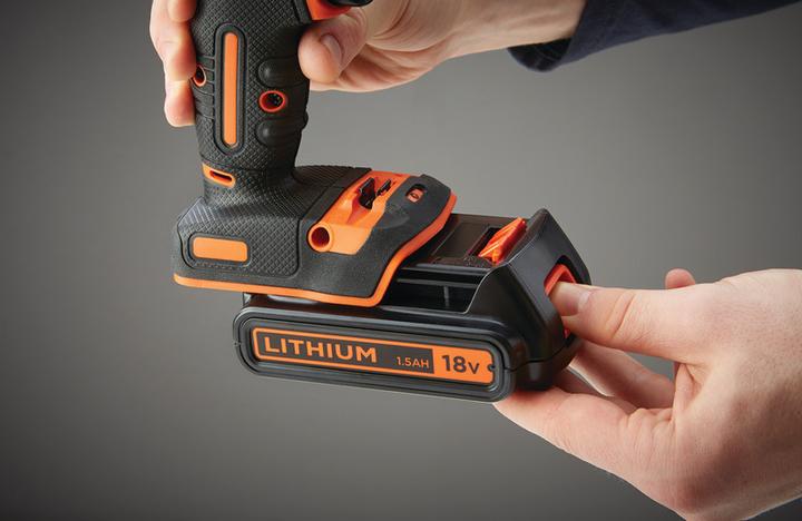 Actual product image Black & Decker Battery drill set (Rechargeable battery operated)