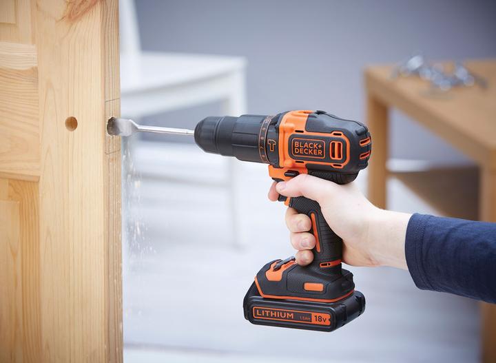 Actual product image Black & Decker Battery drill set (Rechargeable battery operated)