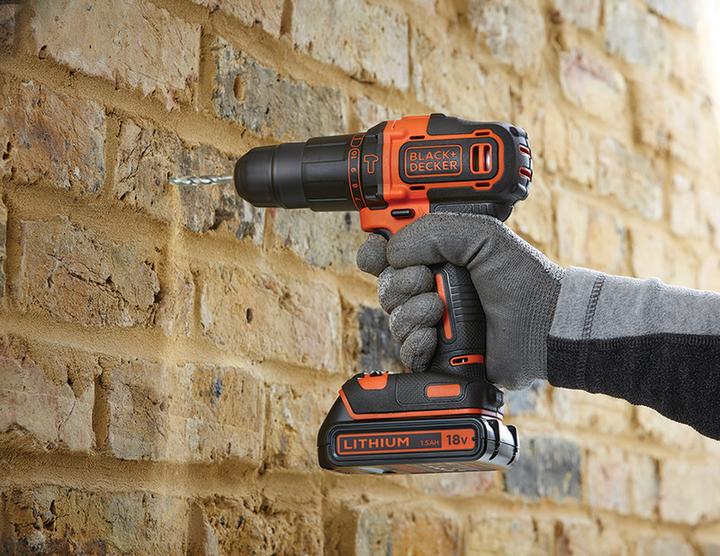 Actual product image Black & Decker Battery drill set (Rechargeable battery operated)