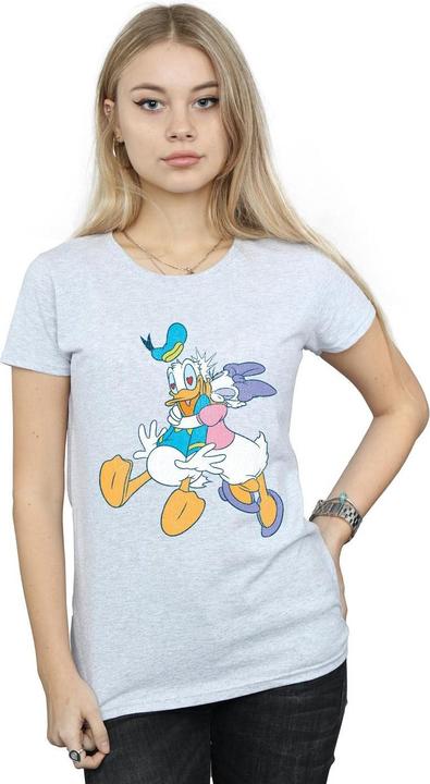 Immagine prodotto Disney Donald And Daisy Duck Kiss Maglietta Donna (S)