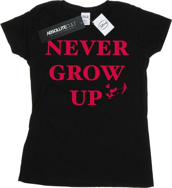 Immagine prodotto Disney Peter Pan Never Grow Up Maglietta Donna (XXL)