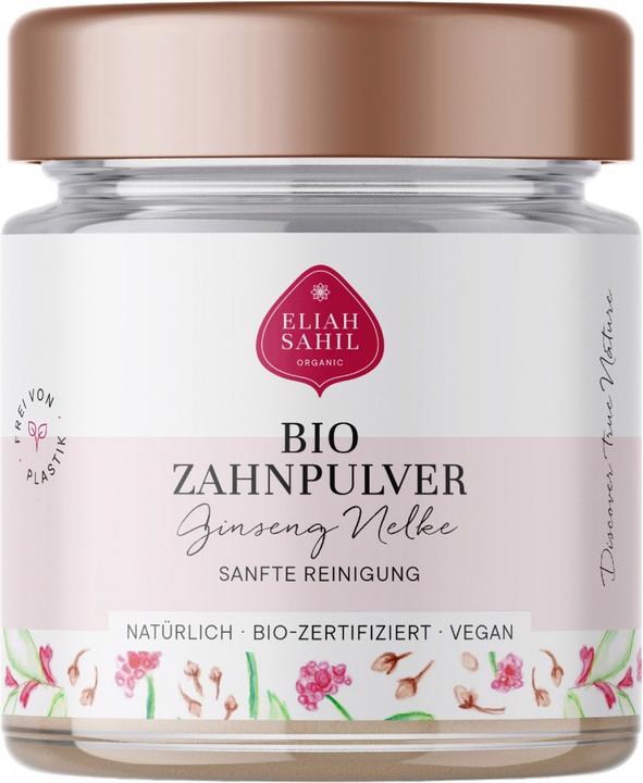 Immagine prodotto Eliah Sahil Polvere per denti Ginseng Clove pulizia delicata Plv