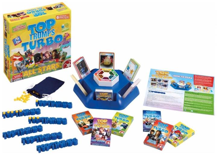 Immagine prodotto Top Trumps Gioco da tavolo Trumps Turbo All Stars (in inglese) 021081 (Inglese)