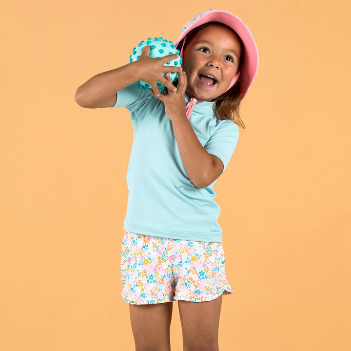 Image du produit Nabaiji T-shirt UV bébé manches courtes - bleu clair (76, 78, 80 C)