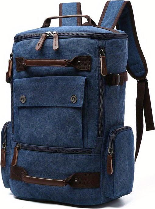 Produktbild Only-Bags.Store Mode langlebig Multifunktions-Leinwand Rucksack, Wandern Tasche
