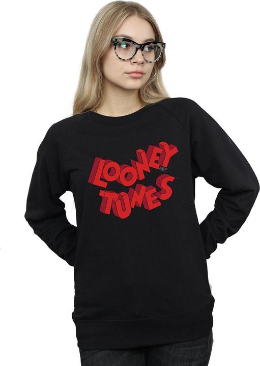 Actual product image Looney Tunes Womens/Ladies 3D Logo Sweatshirt (S)