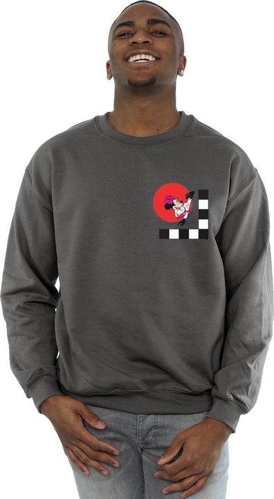 Actual product image Disney Mens Minnie Mouse Karate Kick Sweatshirt (S)