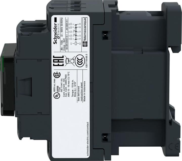 Actual product image Schneider Electric Control relay,24Vdc,3NO+2NC,screw clamp