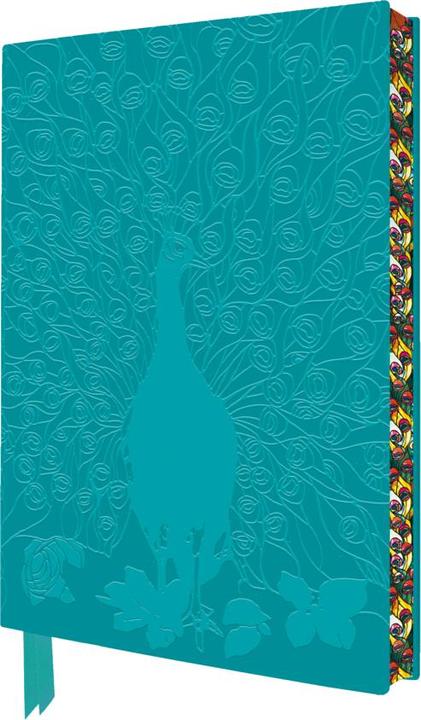 Produktbild Exquisit Premium Notizbuch DIN A5: Louis Comfort Tiffany, Entfalteter Pfau (A5, Liniert, Harter Einband)