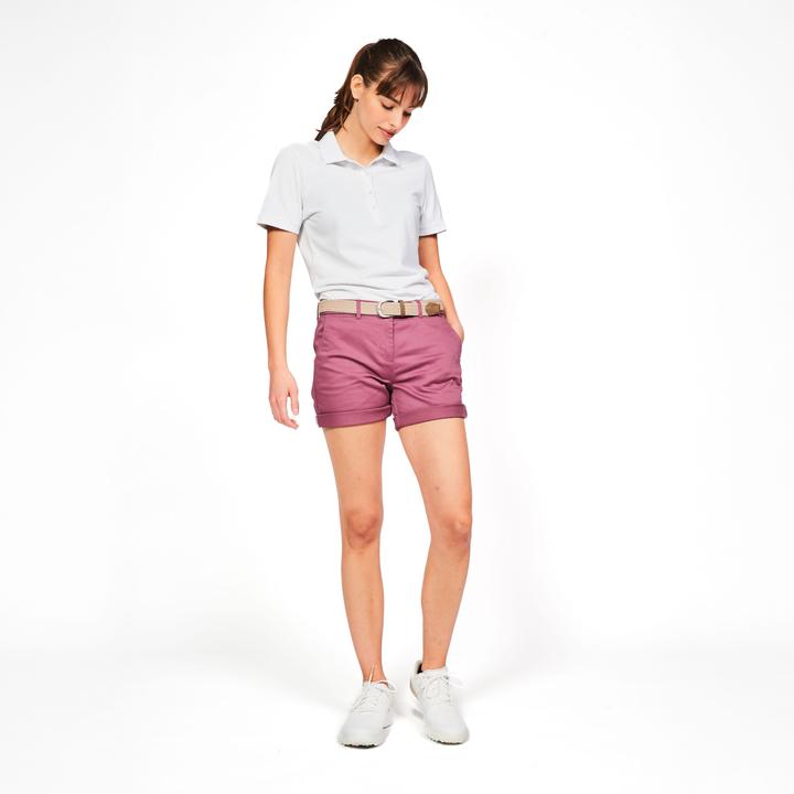 Produktbild Inesis Damen Golf Shorts Baumwolle - MW500 dunkelrosa (34)