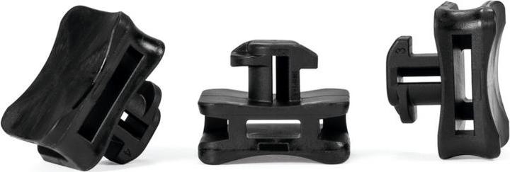 Produktbild HellermannTyton ACFM5W8PT4,5 Kabelbindersockel Profilschiene 151-03245 schlagzäh Schwarz 25 St. (Befestigungsschlaufen, 17.50 mm, 25 Stk.)