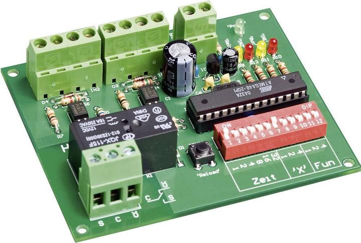 Actual product image H-Tronic Electronic time relay module 12 V/DC Output power 16 A / 250 V/AC Time range(s)