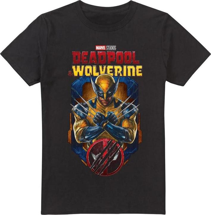 Actual product image Deadpool & Wolverine Mens Wolverine Torn T-Shirt (S)