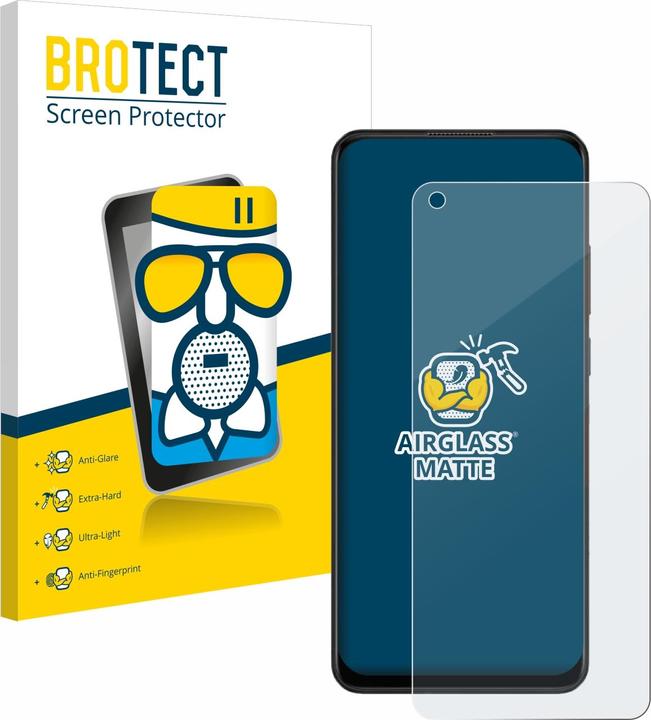 Actual product image BROTECT AirGlass Glass Matte (1 Piece, Oppo A78)