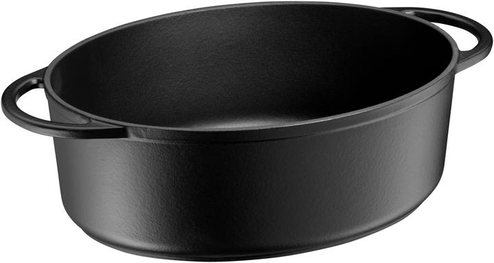 WMF Bräter oval mit Gussdeckel 30x23,5cm 5,0 l Gusseisen emailliert Induktion (Bräter + Schmortopf, Gusseisen)