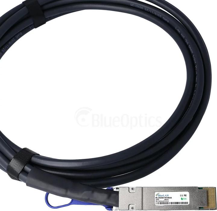 Immagine prodotto BlueLAN DAC-Q28DD-200G-0.5M compatibile con DAC 200GBASE-CR4 QSFP-DD BL292901W0.5M26