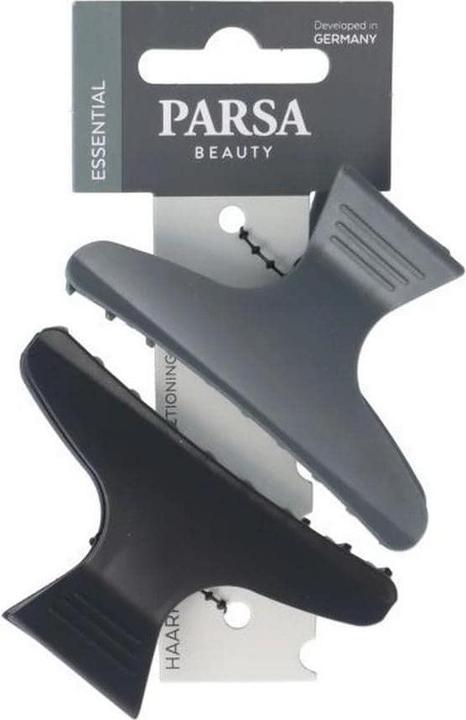 Produktbild Parsa Beauty PARSA Haarabteilklammern, schwarz, grau (2 Stk.)