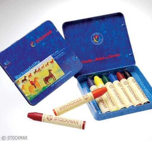 Image du produit Stockmar CRAYON A CIRE /Pà8 (Multicolore, 8 x)