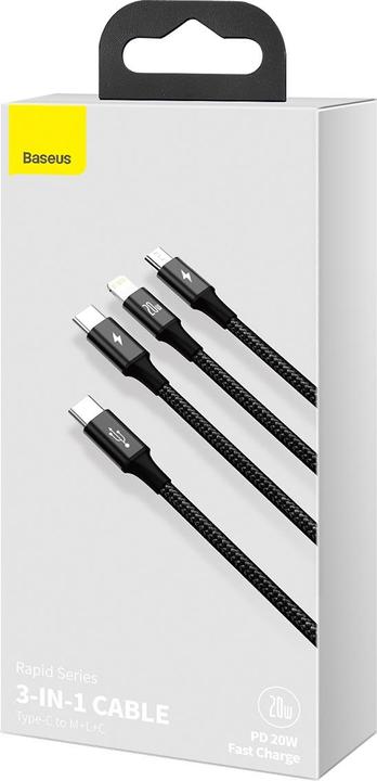 Produktbild Baseus Rapid Series 3in1 (1.50 m, USB 3.0)