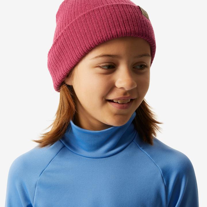 Produktbild Wedze Skiunterwäsche Funktionsshirt Kinder hoher Kragen - BL 500 blau (116)