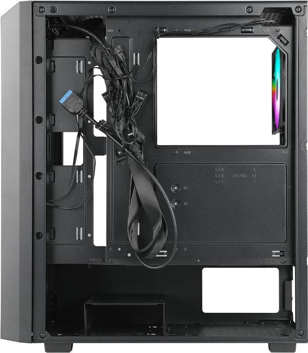 Actual product image Azza Boitier Moyen Tour ATX Fighter RGB avec panneau vitré (Noir) (ATX, ITX, mATX)