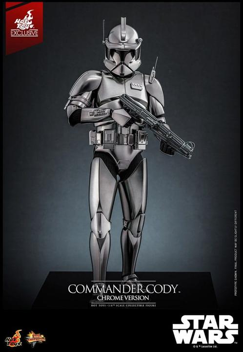 Produktbild Hot Toys Star Wars Movie Masterpiece Actionfigur 1/6 Commander Cody (Chrome Version) Exclusive 30 cm