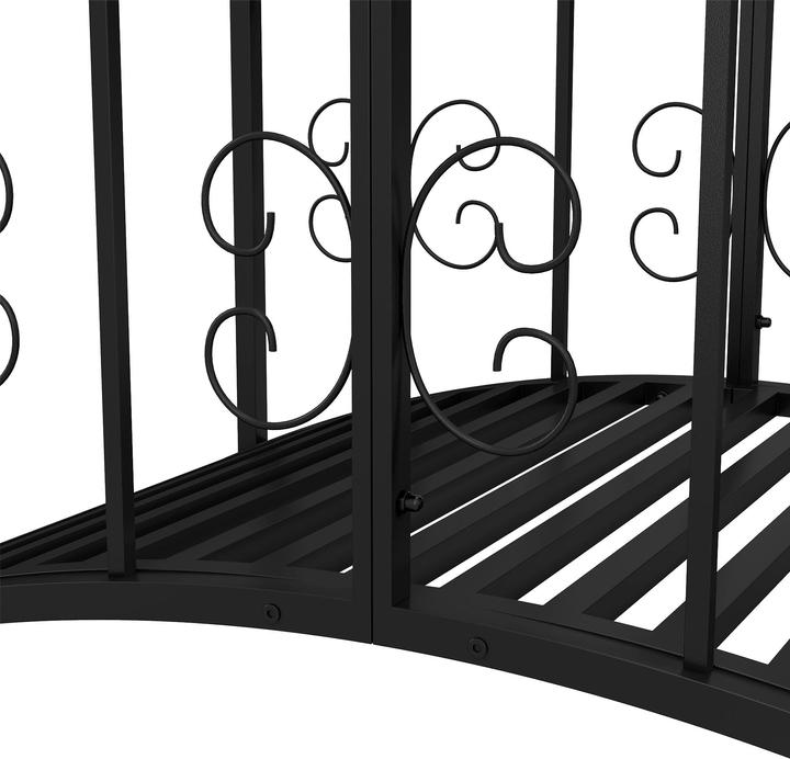 Actual product image Outsunny Garden bridge with ornamental railing