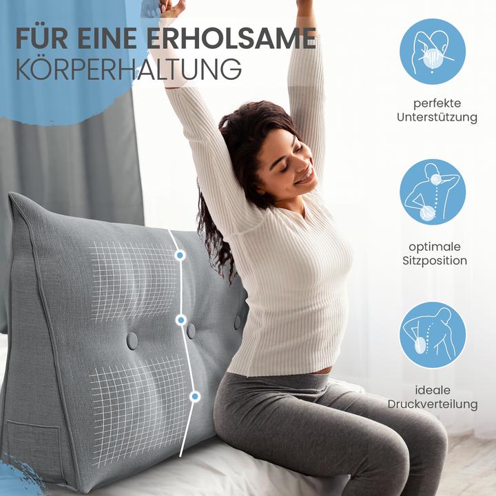 Produktbild Aktivshop Bett- und Rückenstützkissen (20 x 120 x 50 cm)